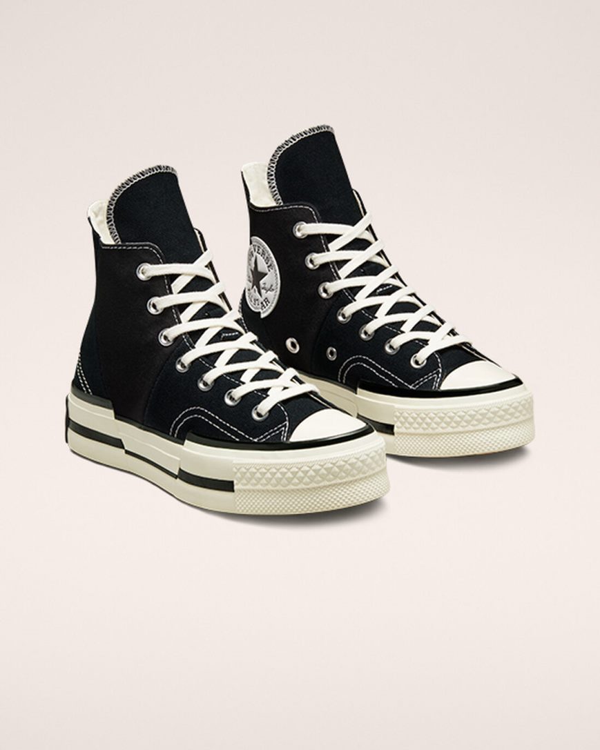 Women's Converse Chuck 70 Plus High Top Shoes Black | AU 56C13B